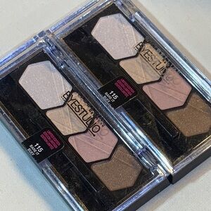 Maybelline EyeStudio Eyeshadow Palette (set of 2) in Bare it Buff Palette (P268)